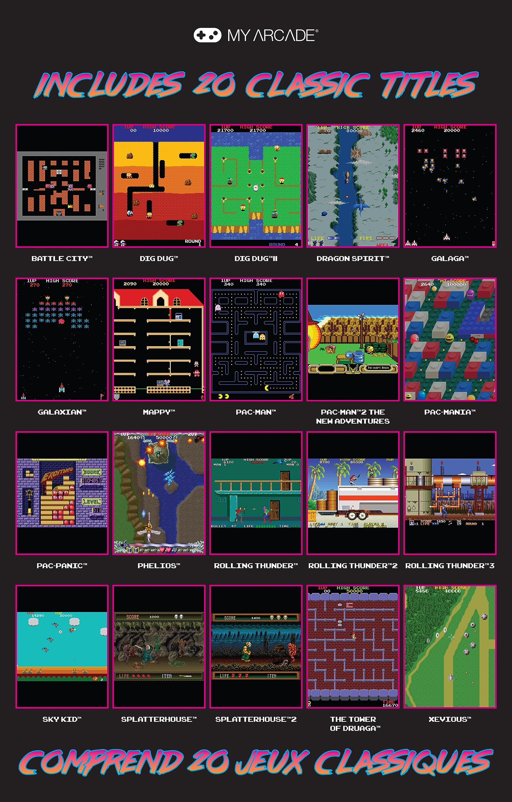 Namco Museum Mini Arcade - 10-Inch (Electronic Games) Namco Museum Mini Arcade - 10-Inch (Electronic Games)